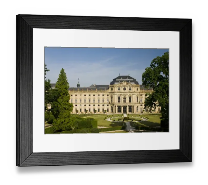 Framed Print : GERMANY, Bavaria, Bayern, Wurzburg. Residenz Palace, east view Framed Print : GERMANY, Bavaria, Bayern, Wurzburg. Residenz Palace, east view