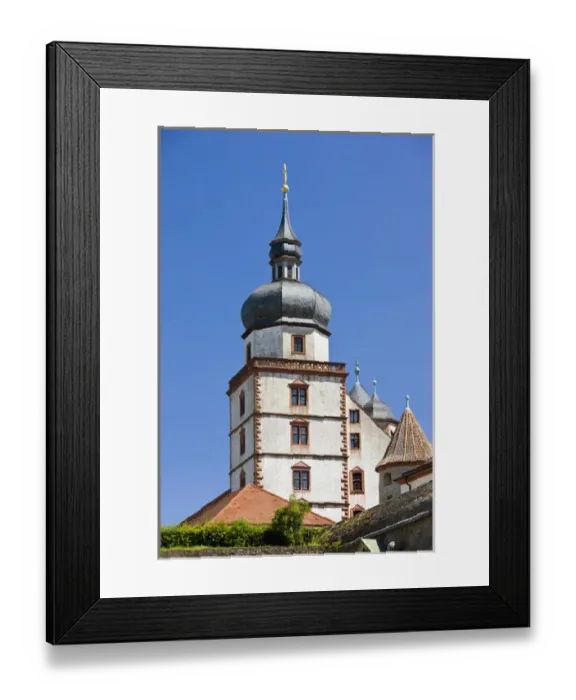 Framed Print : GERMANY, Bavaria, Wurzburg. Festung Marienberg fortress Framed Print : GERMANY, Bavaria, Wurzburg. Festung Marienberg fortress