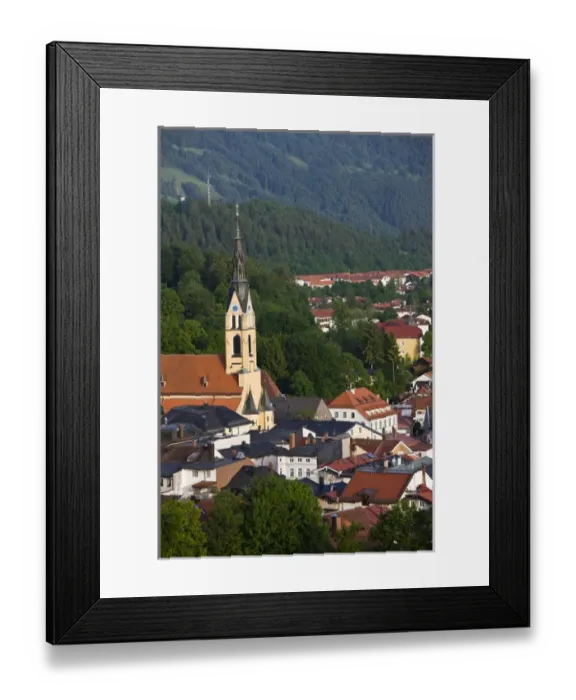 Framed Print : GERMANY, Bayern-Bavaria, Bad Tolz. Town Overview Framed Print : GERMANY, Bayern-Bavaria, Bad Tolz. Town Overview