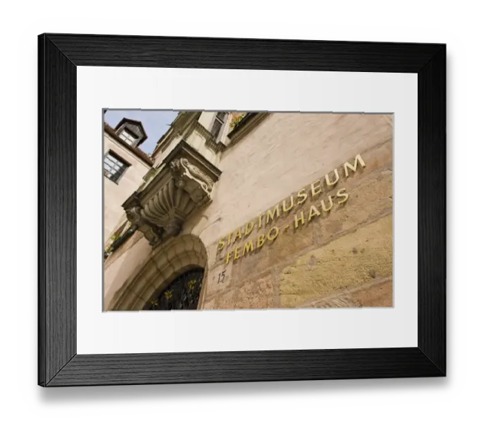 Framed Print : GERMANY, Bayern-Bavaria, Nuremberg. Fembo House Municipal Museum