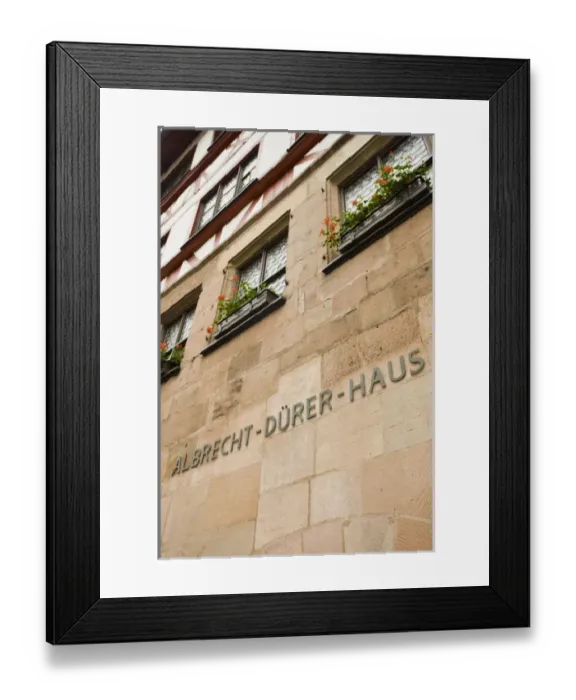 Framed Print : GERMANY, Bayern-Bavaria, Nuremberg. Albrecht Durer Haus, Tiergartnerplatz Framed Print : GERMANY, Bayern-Bavaria, Nuremberg. Albrecht Durer Haus, Tiergartnerplatz