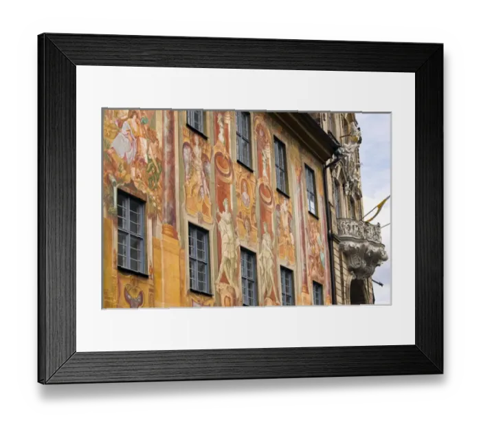 Framed Print : GERMANY, Bayern-Bavaria, Nuremberg. Old Town Hall, Building Frescoes Framed Print : GERMANY, Bayern-Bavaria, Nuremberg. Old Town Hall, Building Frescoes