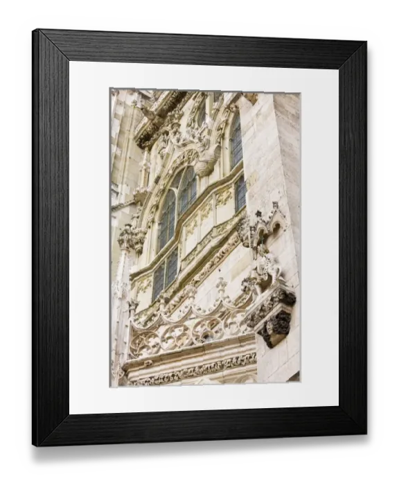 Framed Print : GERMANY, Bayern-Bavaria, Regensburg. Dom St. Peter cathedral, exterior detail Framed Print : GERMANY, Bayern-Bavaria, Regensburg. Dom St. Peter cathedral, exterior detail