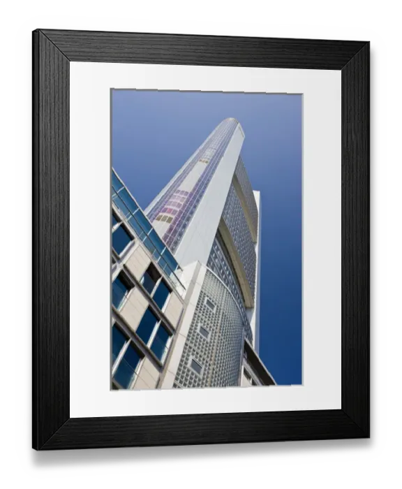 Framed Print : GERMANY, Hessen, Frankfurt am Main. Financial District, Commerzbank Tower Framed Print : GERMANY, Hessen, Frankfurt am Main. Financial District, Commerzbank Tower