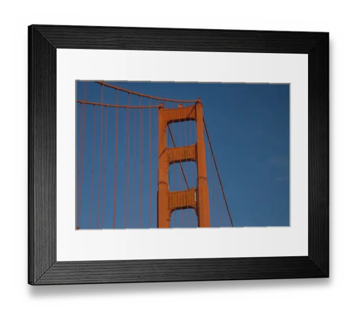 Framed Print : Golden Gate Bridge as viewed from Fort Point San Francisco, California Framed Print : Golden Gate Bridge as viewed from Fort Point San Francisco, California