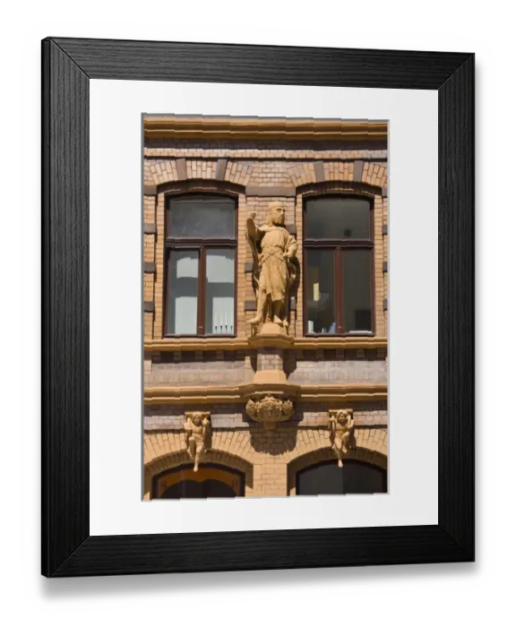 Framed Print : GERMANY, Nordrhein-Westfalen, Cologne. Cacillienstrasse building detail Framed Print : GERMANY, Nordrhein-Westfalen, Cologne. Cacillienstrasse building detail
