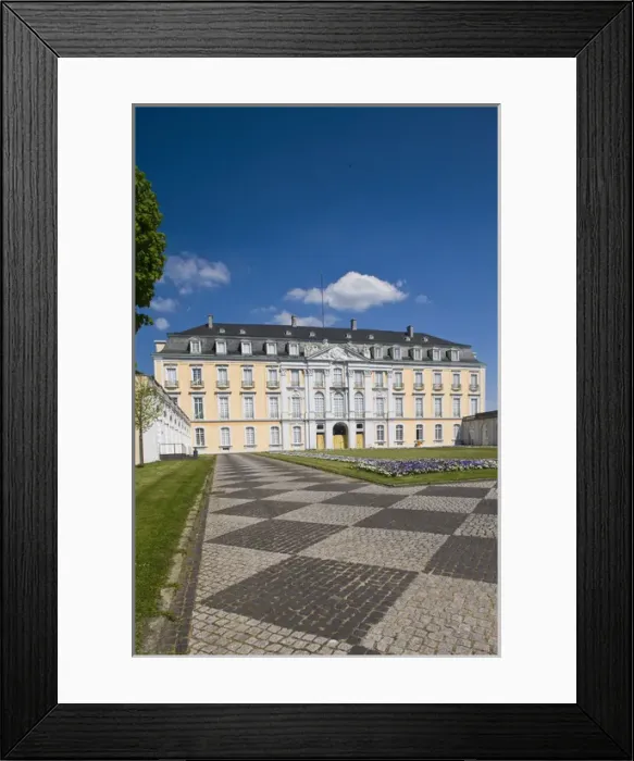 Framed Print : GERMANY, Nordrhein-Westfalen, Bruhl. Schloss Augustusburg castle, b. 1768 Framed Print : GERMANY, Nordrhein-Westfalen, Bruhl. Schloss Augustusburg castle, b. 1768