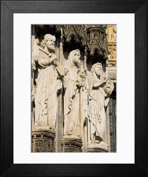 Framed Print : GERMANY, Nordrhein-Westfalen, Cologne. Cologne Cathedral, Kolner Dom, front entrance