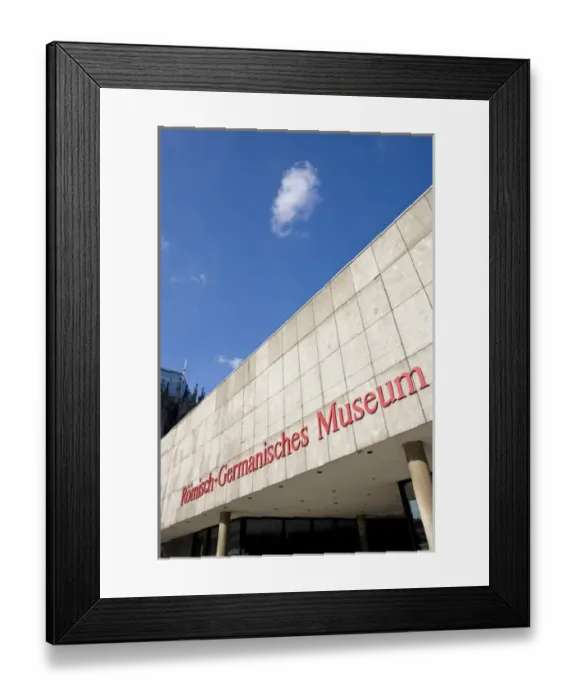 Framed Print : GERMANY, Nordrhein-Westfalen, Cologne. Romisch-Germanisches Museum, Roman sculpture