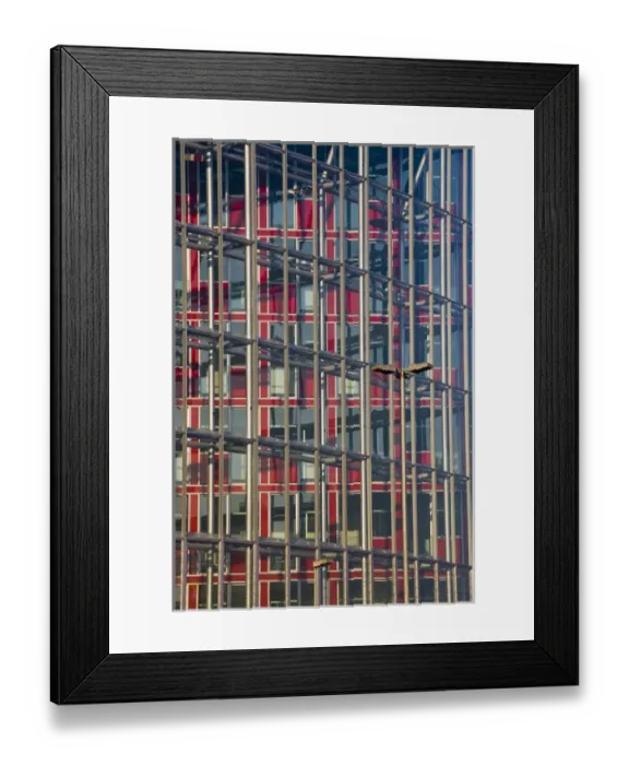 Framed Print : GERMANY, Nordrhein-Westfalen, Dusseldorf. Medienhafen detail