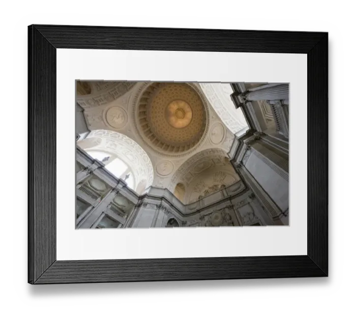 Framed Print : An interior view of the San Francisco City Hall dome and architectural detail - San Francisco Framed Print : An interior view of the San Francisco City Hall dome and architectural detail - San Francisco