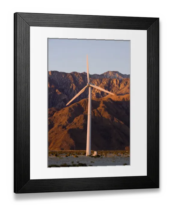 Framed Print : A wind farm in the San Gorgonio Mountain Pass in Palm Springs, California Framed Print : A wind farm in the San Gorgonio Mountain Pass in Palm Springs, California