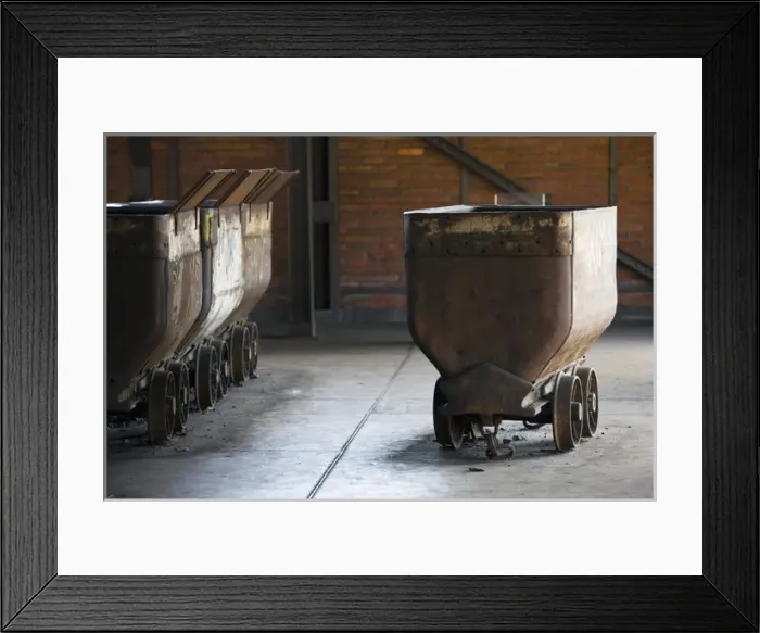 Framed Print : GERMANY, Nordrhein-Westfalen, Ruhr Basin, Dortmund. LWL Industrial Museum, Zollern Colliery