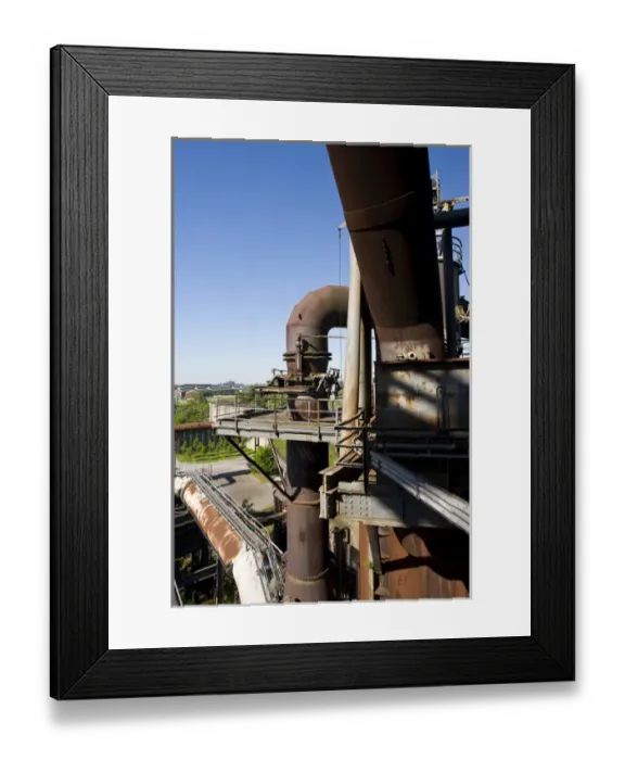 Framed Print : GERMANY, Nordrhein-Westfalen, Ruhr Basin, Duisburg. North Duisburg Landscape Park Framed Print : GERMANY, Nordrhein-Westfalen, Ruhr Basin, Duisburg. North Duisburg Landscape Park