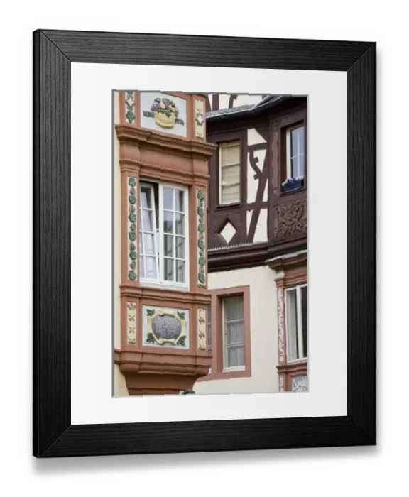 Framed Print : GERMANY, Rheinland-Pfaltz, Koblenz. Detail of the Four Towers buildings, 17th century