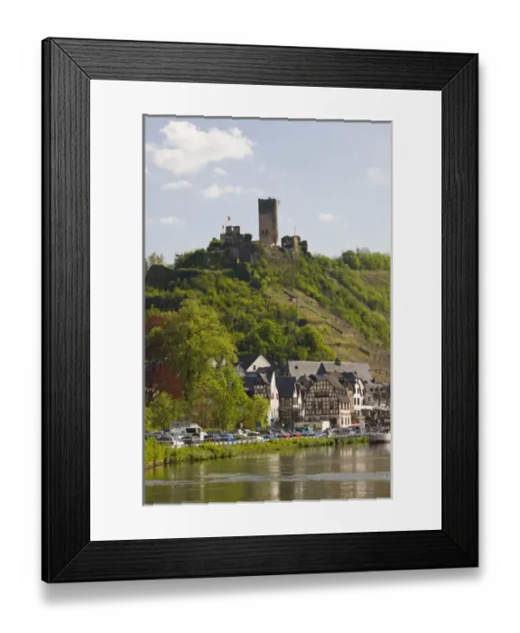 Framed Print : GERMANY, Rheinland-Pfaltz, Mosel River Valley, Beilstein. Town View Framed Print : GERMANY, Rheinland-Pfaltz, Mosel River Valley, Beilstein. Town View