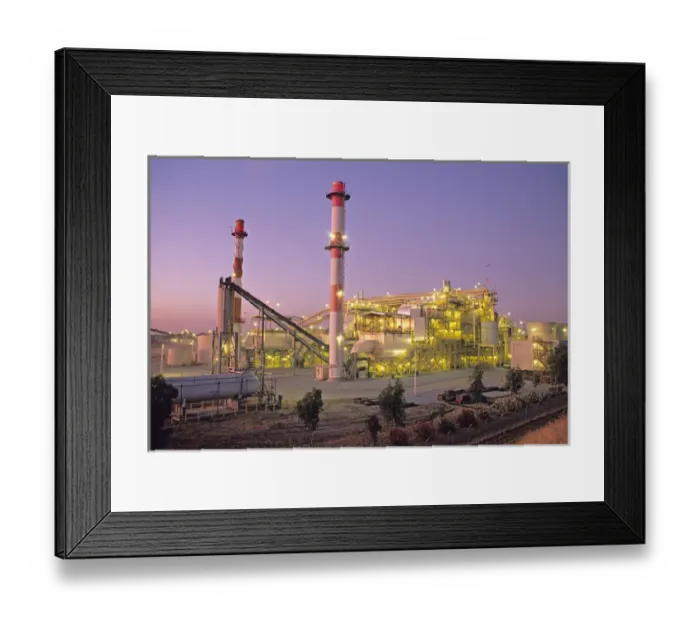 Framed Print : generating plant dusk Delano California