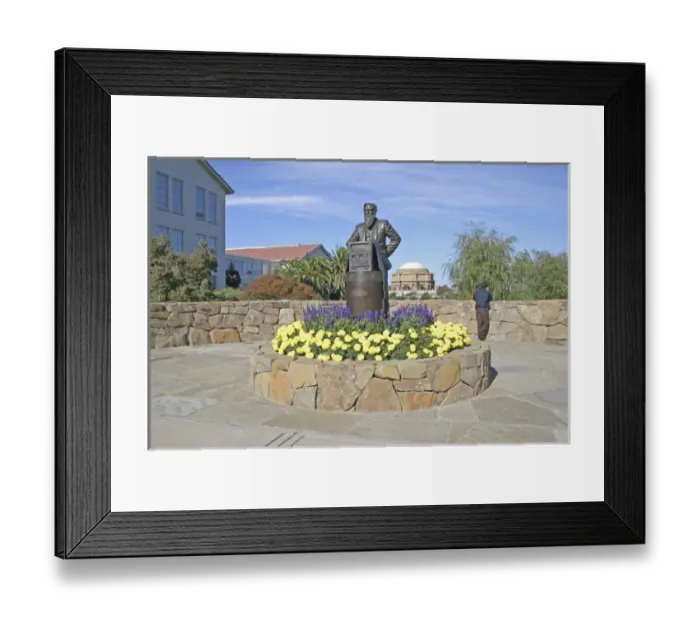 Framed Print : Muybridge statue at Letterman Digital Arts Center, Presidio, San Francisco California Framed Print : Muybridge statue at Letterman Digital Arts Center, Presidio, San Francisco California