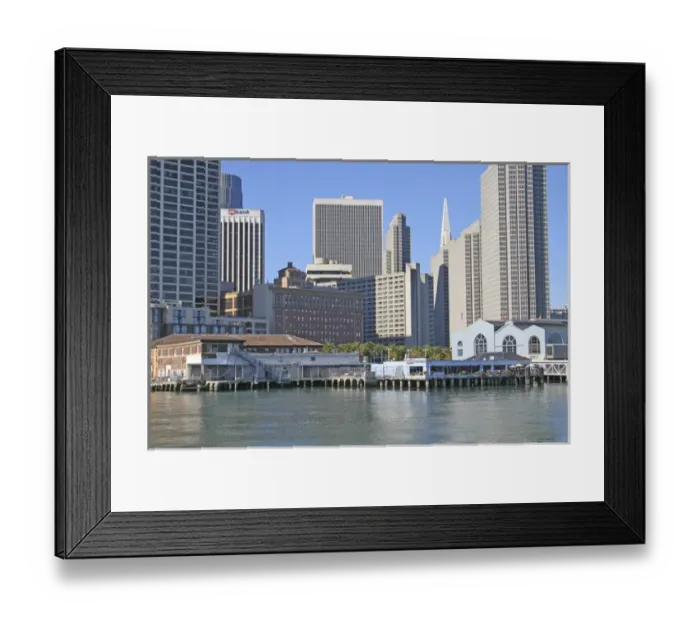 Framed Print : Embarcadero, 2009, San Francisco California Framed Print : Embarcadero, 2009, San Francisco California
