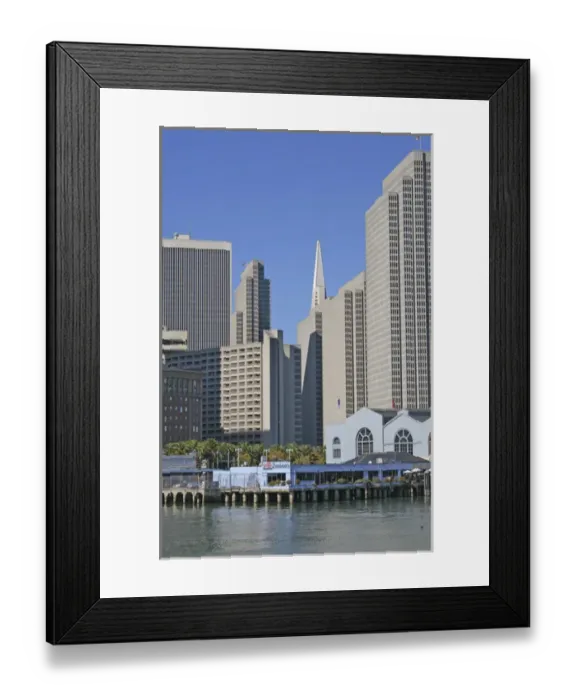 Framed Print : Embarcadero, 2009, San Francisco California Framed Print : Embarcadero, 2009, San Francisco California