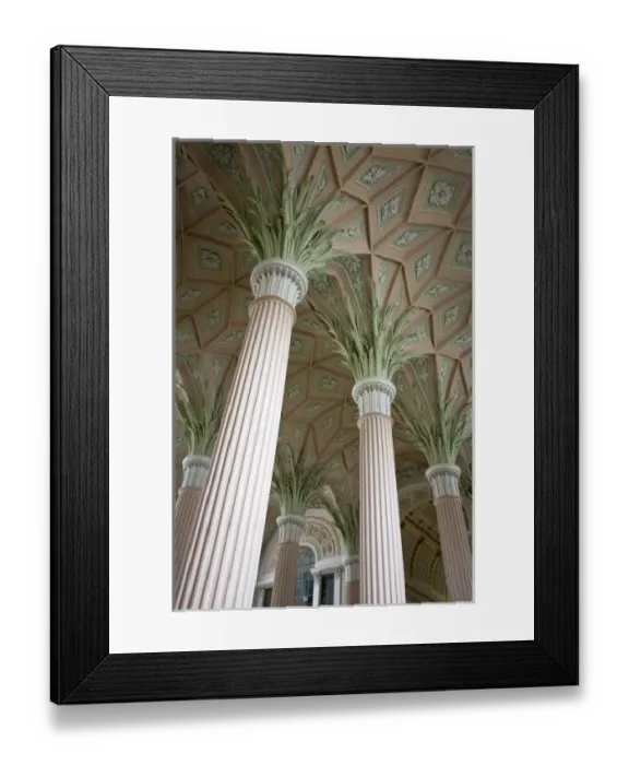 Framed Print : GERMANY, Sachsen, Leipzig. Nikolaikirche church, interior