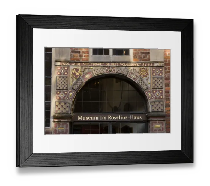 Framed Print : GERMANY, State of Bremen, Bremen. Bottcherstrasse, Roselius Haus gallery Framed Print : GERMANY, State of Bremen, Bremen. Bottcherstrasse, Roselius Haus gallery