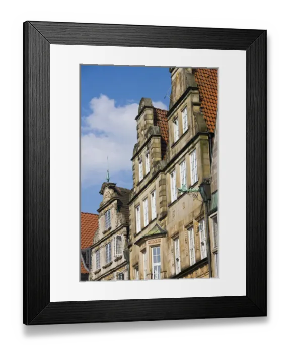 Framed Print : GERMANY, State of Bremen, Bremen. Building on the Marktplatz Framed Print : GERMANY, State of Bremen, Bremen. Building on the Marktplatz