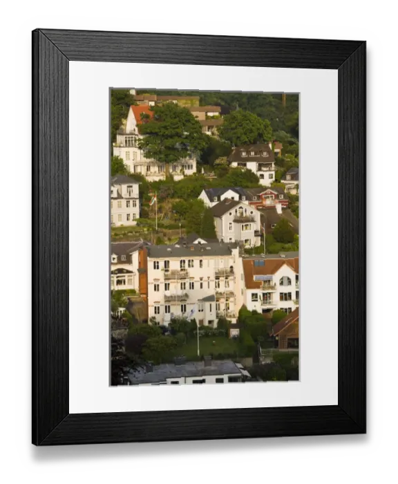 Framed Print : GERMANY, State of Hamburg, Hamburg, Blankenese. Exclusive Hamburg suburb Framed Print : GERMANY, State of Hamburg, Hamburg, Blankenese. Exclusive Hamburg suburb