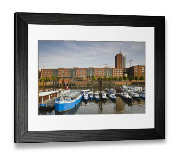 Framed Print : GERMANY, State of Hamburg, Hamburg. HafenCity new comercial district Framed Print : GERMANY, State of Hamburg, Hamburg. HafenCity new comercial district