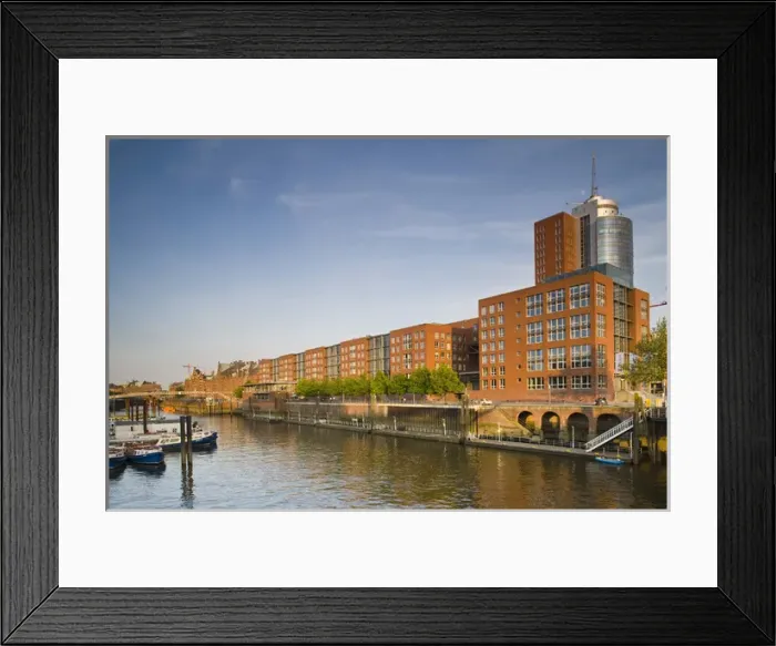 Framed Print : GERMANY, State of Hamburg, Hamburg. HafenCity new comercial district Framed Print : GERMANY, State of Hamburg, Hamburg. HafenCity new comercial district