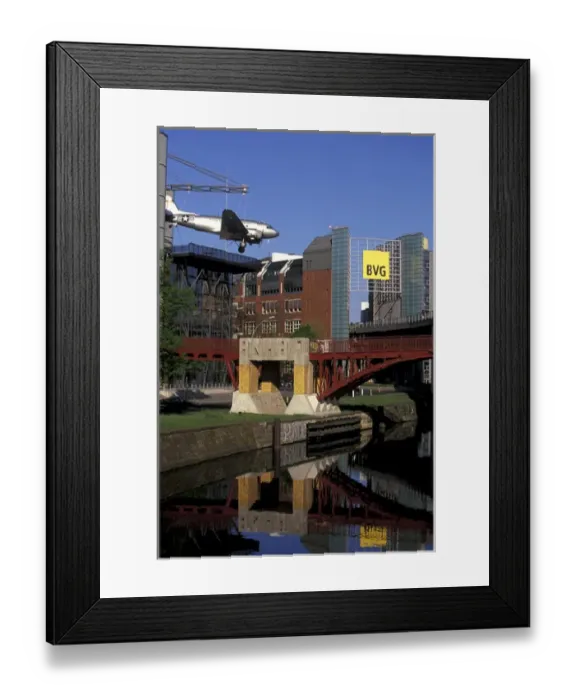 Framed Print : Europe, Germany, Berlin, Kreuzberg. Deutsches Technik Museum & Candy bomber Framed Print : Europe, Germany, Berlin, Kreuzberg. Deutsches Technik Museum & Candy bomber