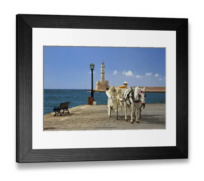 Framed Print : Chania Lighthouse, Chania, Crete, Greece Framed Print : Chania Lighthouse, Chania, Crete, Greece