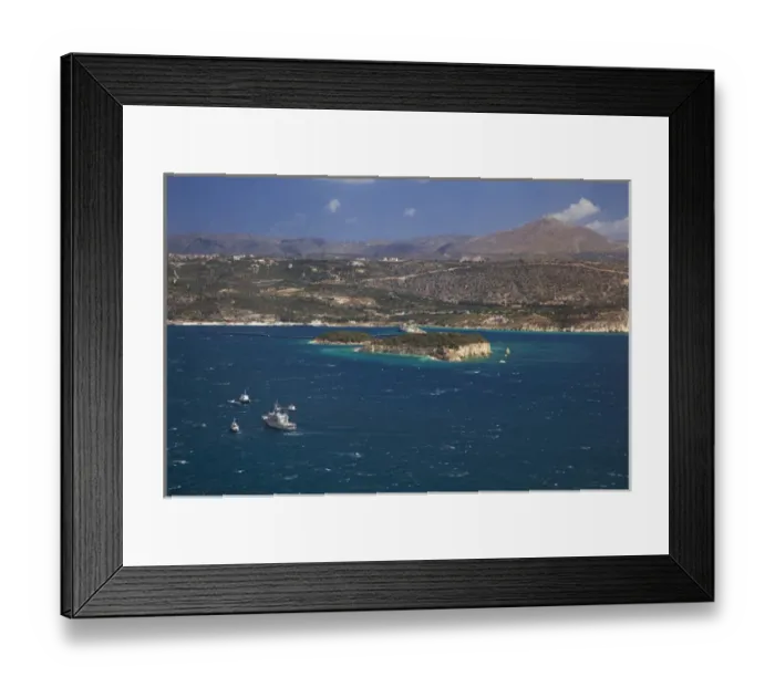Framed Print : Souda Bay from Aptera, Crete, Greece Framed Print : Souda Bay from Aptera, Crete, Greece