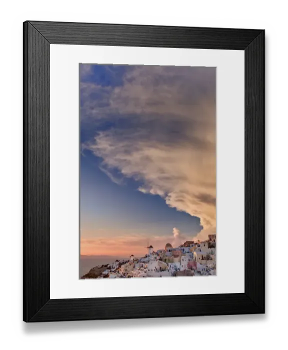 Framed Print : Sunset, Oia, Santorini, Greece Framed Print : Sunset, Oia, Santorini, Greece