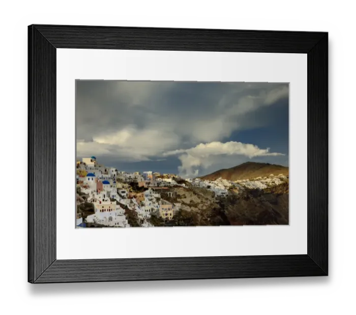 Framed Print : Oia, Santorini, Greece Framed Print : Oia, Santorini, Greece