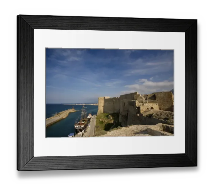 Framed Print : Cyprus, Girne (or Kyrenia), Venetian fortress