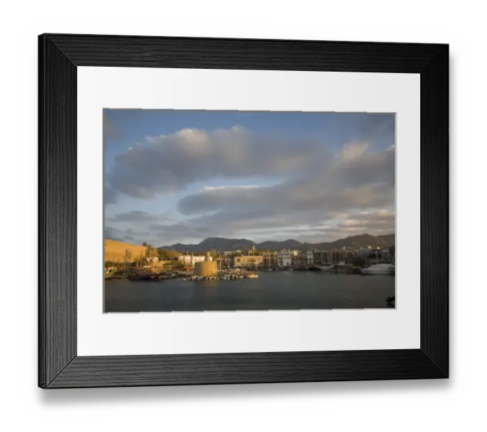 Framed Print : Cyprus, Girne (or Kyrenia), Harbour Framed Print : Cyprus, Girne (or Kyrenia), Harbour