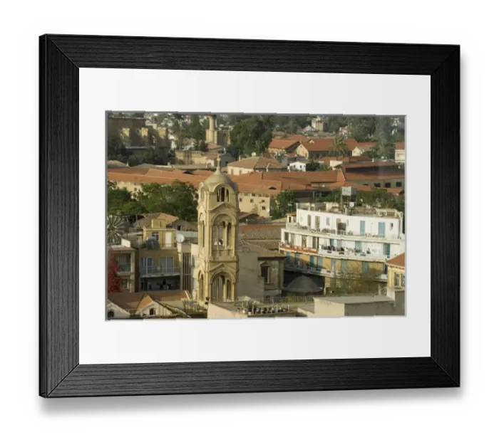 Framed Print : Cyprus, Nicosia South, the Phaneromeni church from Shacolas tower Framed Print : Cyprus, Nicosia South, the Phaneromeni church from Shacolas tower