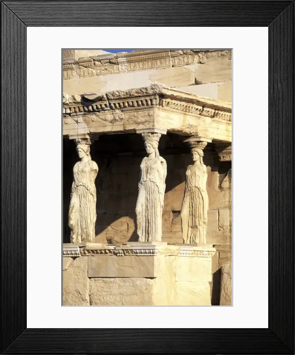 Framed Print : 04. Athens Greece Close Up of Three Women at Parthenon Framed Print : 04. Athens Greece Close Up of Three Women at Parthenon