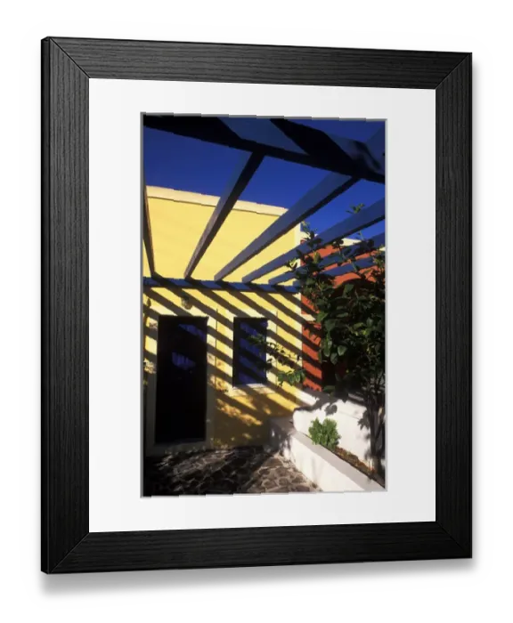 Framed Print : 04. Tourism of Greece Beautiful Colorful House of Oia Santorini Greece Framed Print : 04. Tourism of Greece Beautiful Colorful House of Oia Santorini Greece