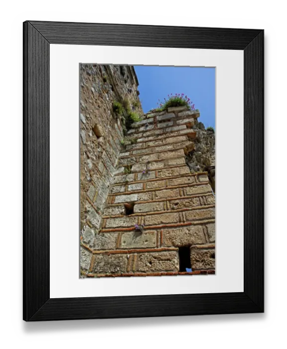 Framed Print : Europe, Greece, Peloponnese, Monemvasia. Octagonal 12th century Byzantine church of Agia Sofia Framed Print : Europe, Greece, Peloponnese, Monemvasia. Octagonal 12th century Byzantine church of Agia Sofia