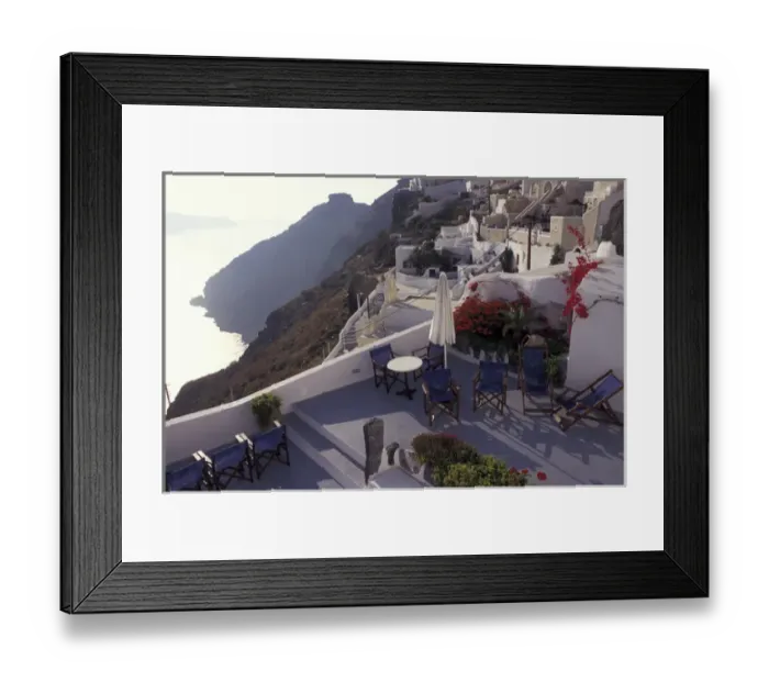 Framed Print : Greece, Santorini, Hotel between Fira and Imerovigli Used in Greece Screensaver Framed Print : Greece, Santorini, Hotel between Fira and Imerovigli Used in Greece Screensaver
