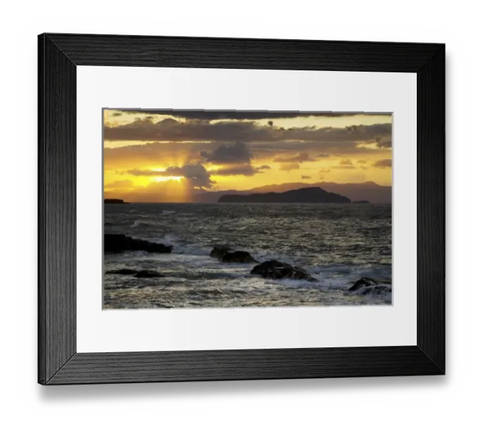 Framed Print : Greek Island of Crete and old town of Chania and sunset along the Mediterranean Sea Framed Print : Greek Island of Crete and old town of Chania and sunset along the Mediterranean Sea