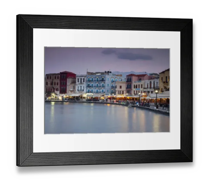 Framed Print : Chania, Creete, Greece