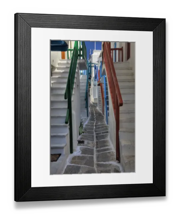 Framed Print : Mykonos, Greece