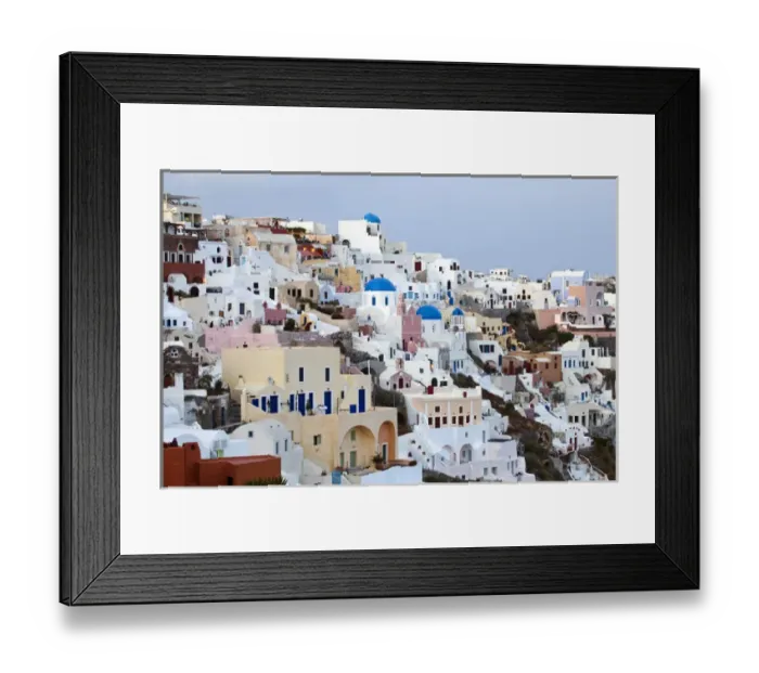 Framed Print : Oai, Santorini, Greece Framed Print : Oai, Santorini, Greece