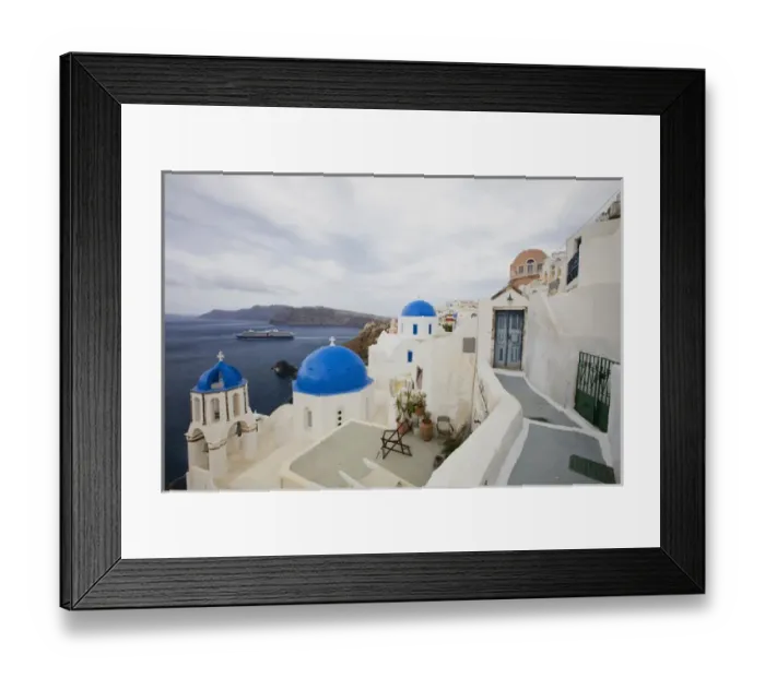 Framed Print : Oai, Santorini, Greece Framed Print : Oai, Santorini, Greece