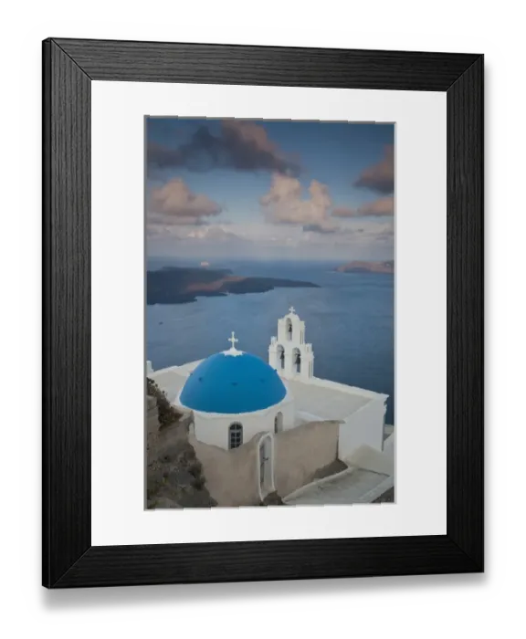 Framed Print : Fira, Santorini, Greece Framed Print : Fira, Santorini, Greece