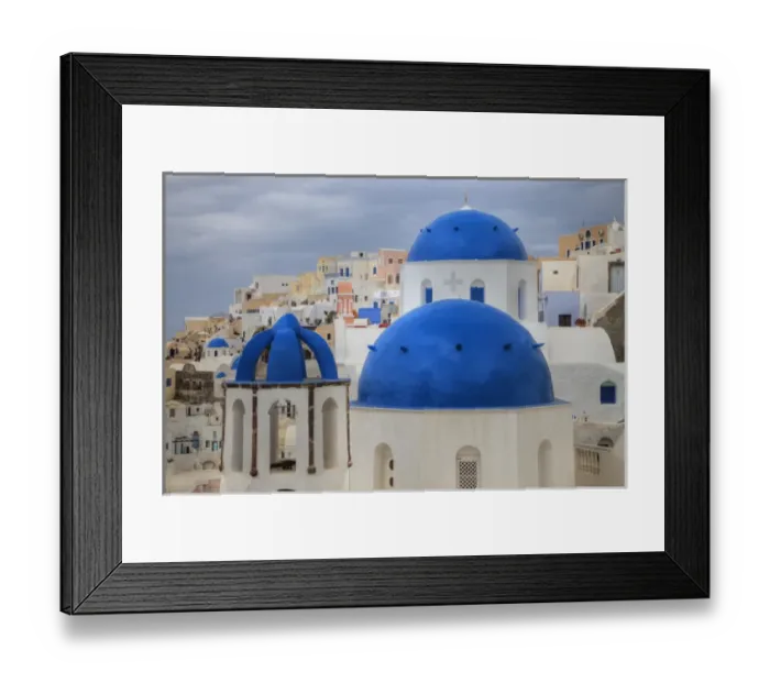 Framed Print : Oai, Santorini, Greece