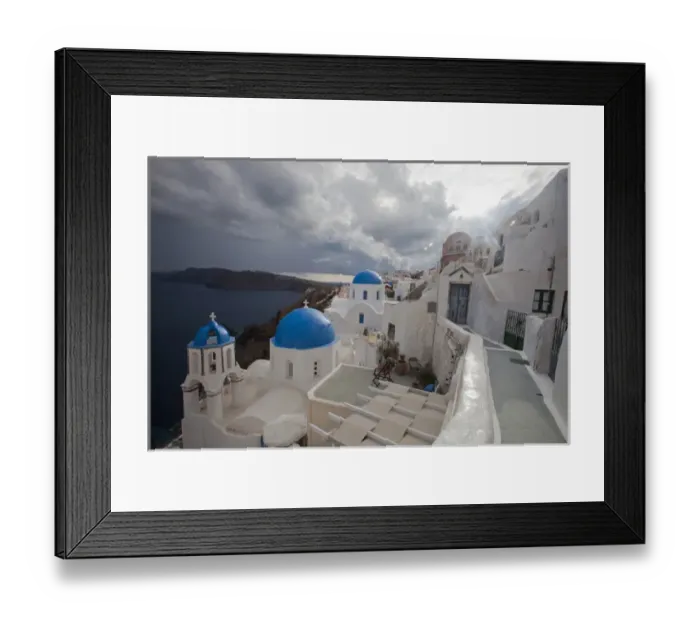 Framed Print : Oia, Santorini, Greece Framed Print : Oia, Santorini, Greece